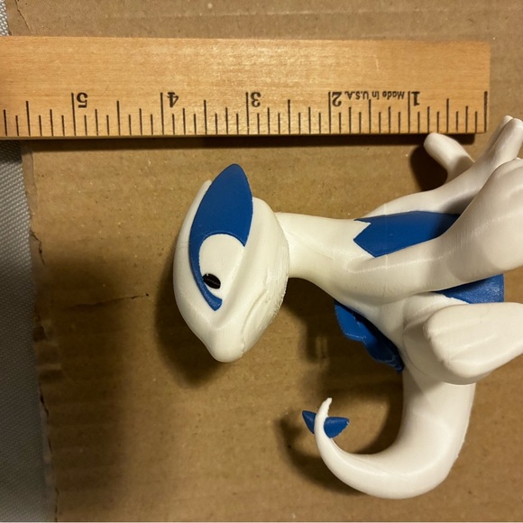 Chibi Cute Lugia 3D Print Pokemon Toy Figure 4” Medium Size Display Decoration - Picture 6 of 6